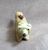 Native Zuni Zuni Rock Wolf fetish Carving by Enrike Leekya C4399
