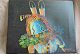 Navajo Original Oil on Canvas Painting - Yei Be Chai Dancer by JC Black HP0072