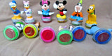 Unbranded Disney Figures Ink Stamp Set of 12 Mickey, Donald, Buzz Lightyear 1990