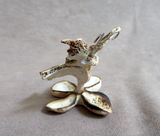 Native Zuni Antler Butterfly Fetish Carving by Ruben Najera C4319
