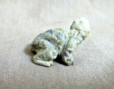 Native Zuni Picasso Marble Mini Frog Fetish by Scott Garnaat C3846