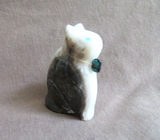 Zuni Onyx Fat Cat Fetish by Leland Boone & Daphne Quam C4279