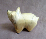 Native Zuni Zuni Rock Pig fetish Carving by Enrike Leekya C4469