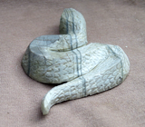 Zuni Amazing Picasso Marble Snake Fetish carving by Michael Coble C4145