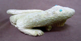 Native Zuni Large Yellow Serpentine  Bearded Lizard Fetish C1358