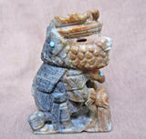 Zuni Museum Grade Picasso Marble Deer Dancer Kachina by Derrick Kaamasee C1653