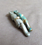 Zuni Turquoise & Picasso Marble Mt Lion Duo Fetish by  LaVies Natewa C4206
