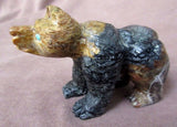 Zuni Amazing Picasso Marble Bear by Carver Herbert Him Jr. C0596
