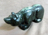 Native Zuni Soothing Green Soap Stone XL Bear Fetish by Brian Yatsattie  C3288