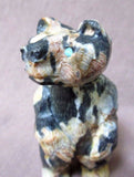 Zuni Amazing Egyptian Marble Standing Bear by Carver Herbert Him Jr. C0322