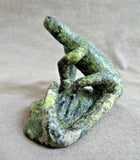 Native Zuni Serpentine Lizard Fetish carving by Georgette Booqua C3780