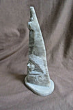 Native Navajo Alabaster Spirit Woman & Coyote Sculpture by S Enoah  M0251