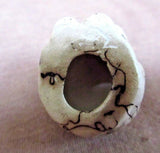 Native Hand Coiled Navajo Mini Cat Horsehair Pottery Figure by Tom Vail  P0185