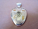 Navajo 12kt gold fill & Sterling Silver ANIMAL PENDANT by Andy Marian JP0143