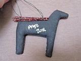 Native Navajo Handmade Soft Sculpture Horse Ornament by Peter Ray James  M0111