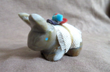 Native Zuni Picasso Marble Adorable Donkey Burro Fetish by Daryl Shack - C4105