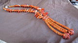 Native Santo Domingo Heavy Spiny Oyster Jacla Necklace by James Pete Jr JN0230