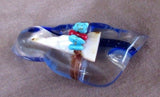 Native American Zuni Amazing Glass Badger Fetish w/ Bundle by Lena Boone C0734