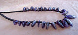 Native Navajo Amethyst Nugget and beads Necklace by A Saltwater JN0204