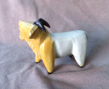 Native Zuni Zuni Rock Mountain Goat fetish Carving by Enrike Leekya C4178