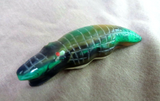 Native Zuni Surfite Alligator Fetish by Leland Boone & Daphne Quam C4008