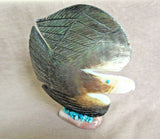 Native Zuni Museum Quality XL Mother of Pearl Shell Eagle by Mike LaWeka C3138
