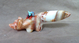 Native Zuni Mexican Onyx Loyal Wolf Fetish Carving  by Daryl Shack - C4176