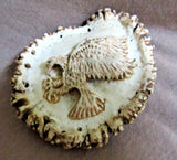 Native Zuni Antler Eagle in Flight Fetish by Lewis Malie  - C2903