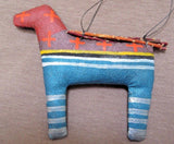 Native Navajo Handmade Soft Sculpture Horse Ornament by Peter Ray James  M0111