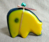 Native Zuni Surfite Medicine Bear Fetish by Leland Boone & Daphne Quam C3825