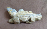 Native Zuni Jasper Alligator Fetish Carving by Eric Lonjose C4476