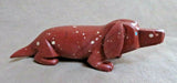 Native Zuni Sacred Pipestone Dachshund Dog by Carver Michael Coble C3898