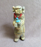 Native Zuni Zuni Rock Hopi Woman fetish Carving by Freddie Leekya C4293
