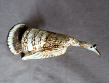 Native  Zuni Antler Huge Turkey Fetish Carving by Ruben Najera C4260