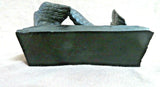 Native American Zuni Jet Triple Ravens Fetish Carving by Rochelle Quam  C3687