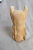 Native Zuni Large Wood Owl Carving Fetish by Al Lewis C4452