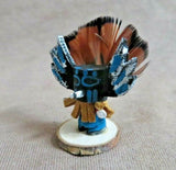 Navajo Made Miniature Cottonwood Crow Kachina w mask by  E C K058