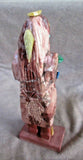 Zuni AMAZING  Jasper & Multi-stone Long Hair Kachina Carving by Jon Quam - C2790
