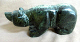 Native Zuni Soothing Green Soap Stone XL Bear Fetish by Brian Yatsattie  C3288