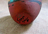 Native Jemez Hand Coiled Pottery Mini Hummingbird Vase by Jane Fragua PO221
