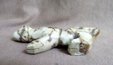 Native Zuni Jasper Mountain Lion Fetish w bundle by Andres Quandelacy C4431
