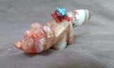 Native Zuni Mexican Onyx Loyal Wolf Fetish Carving  by Daryl Shack - C4176