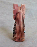 Native Zuni Wood Tableta Maiden Carving Fetish  By Carl Etsate C3611