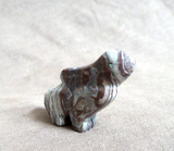 Native Zuni Jasper Miniature Rabbit Fetish carving by Brian Yunie - C4646