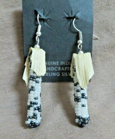 Vintage Navajo Beaded Earrings, Dangle Earrings, Navajo Jewelry, Sterling  Silver, Sterling Silver, Gift Ideas - Etsy