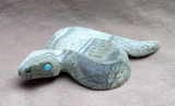 Zuni Amazing Picasso Marble Snake Fetish carving by Michael Coble C4145