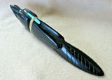 Zuni Sleek X Large Black Jet Raven w Bundle Fetish Carving by Herb Halate C3970