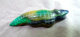 Native Zuni Surfite Alligator Fetish by Leland Boone & Daphne Quam C4008