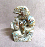Native Zuni HUGE Picasso Marble Six Direction Set by Mike LaWeka  - C4262