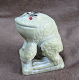Zuni Amazing Rare Serpentine Frog by Master Carver Derrick Kaamasee C2788